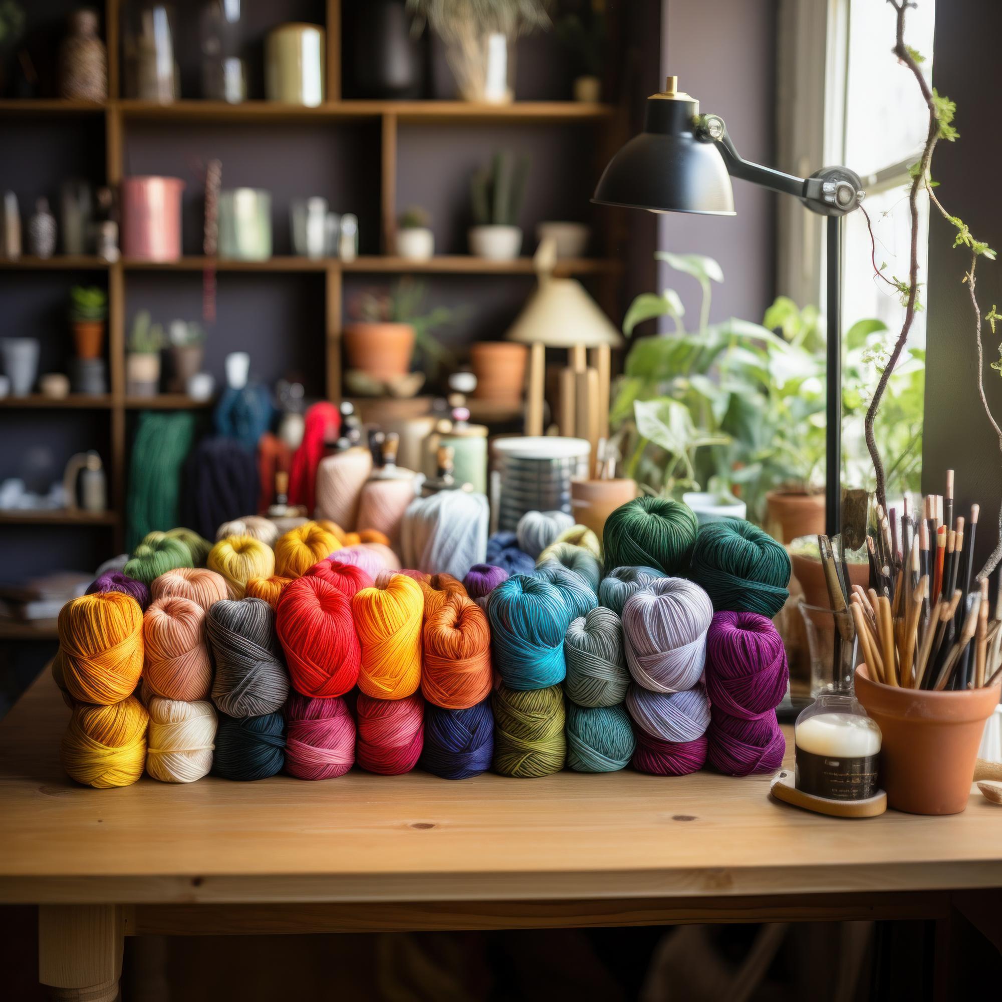 atelier cu materiale pentru brodat